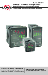 Thumbnail of document Manual - 4C 1/4 DIN Temperature Controller